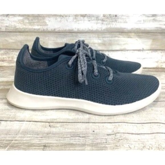Allbirds Men's Tree Runners Sneakers M9 Blue Mesh Knit Comfort Athletic - Picture 5 of 9